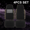 Universal Leopard Car Floor Mats Set