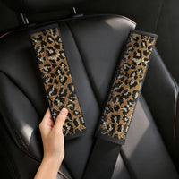 Sparkly Leopard Seat Belt Cover